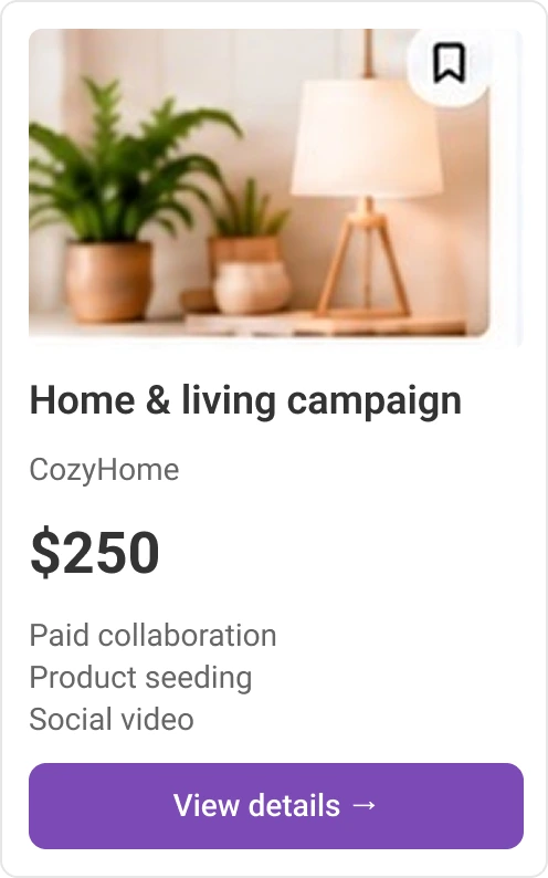 Home and living campaign decor